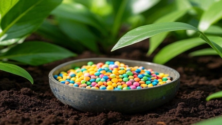 Fertilizante quelado con microelementos