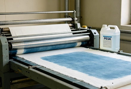 PESA en aplicaciones de teñido e impresión textil