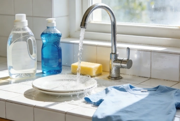 Aplicaciones de detergentes y productos químicos diarios